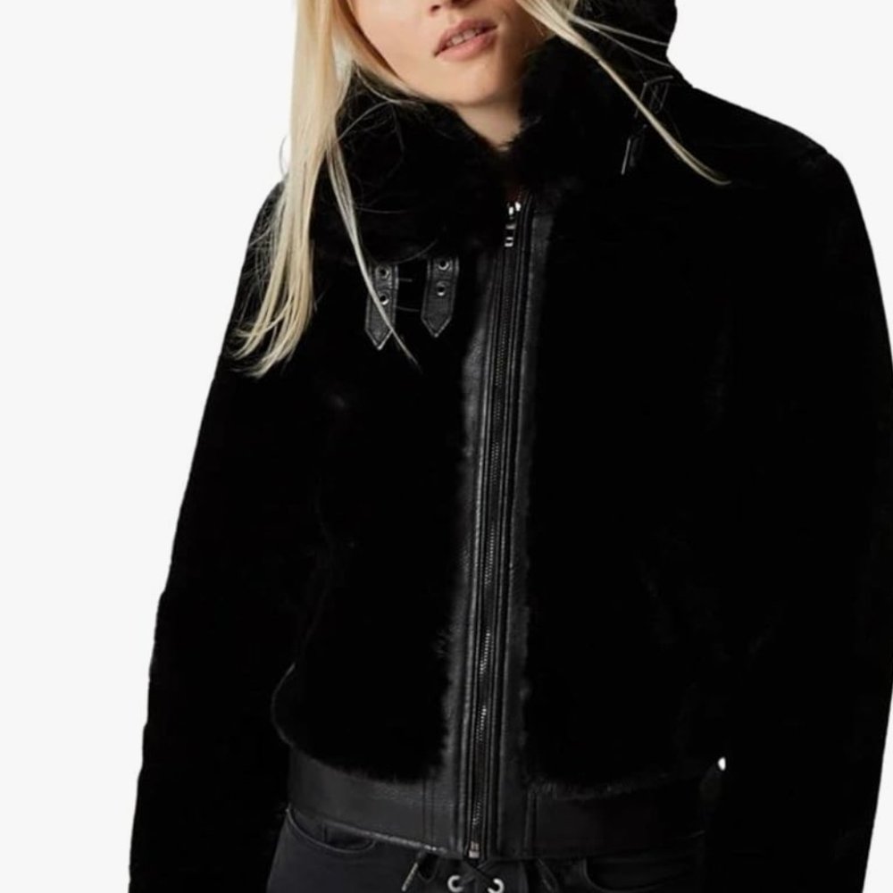 BLANK NYC Faux Fur Jacket